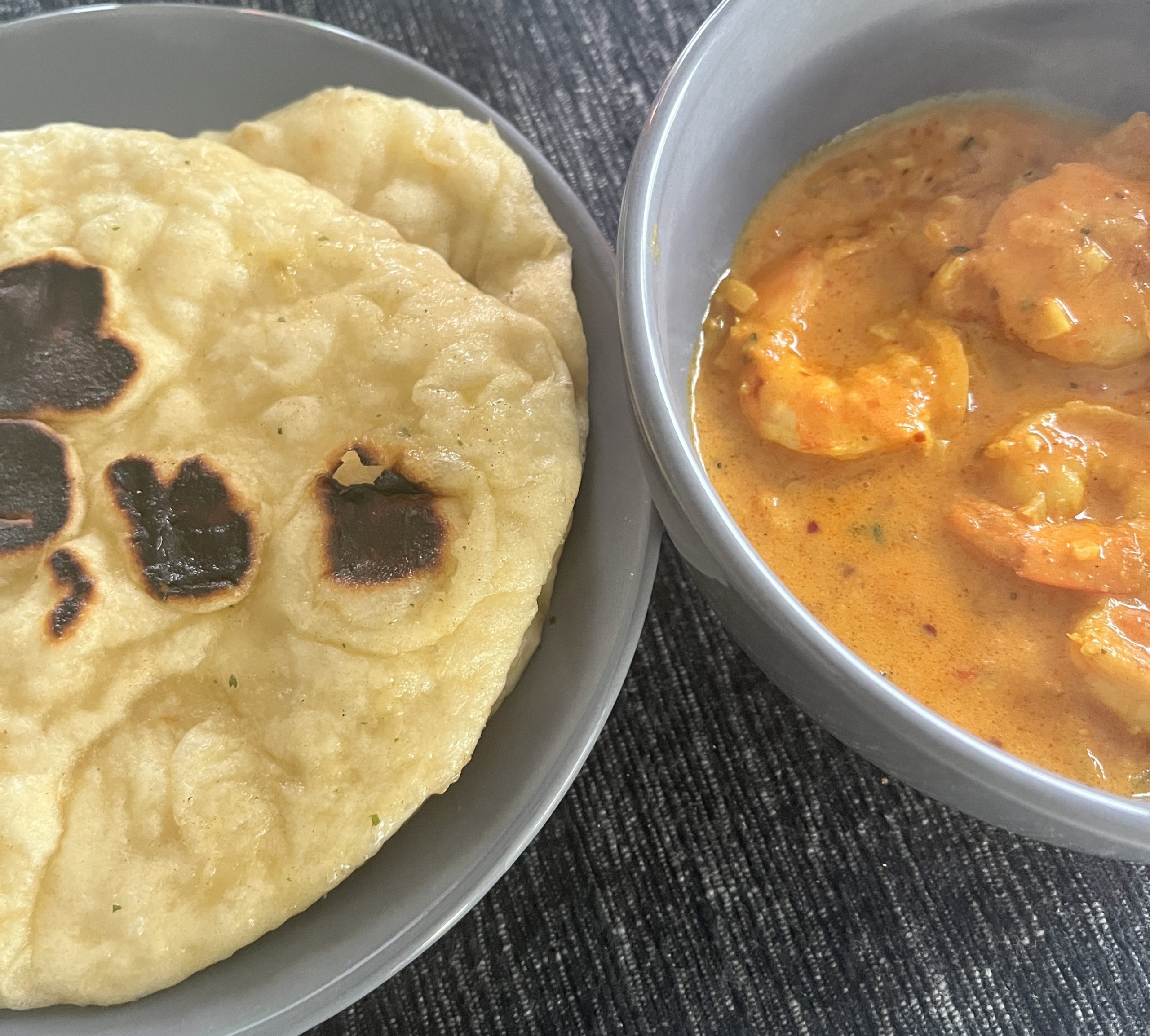 Naan and curry